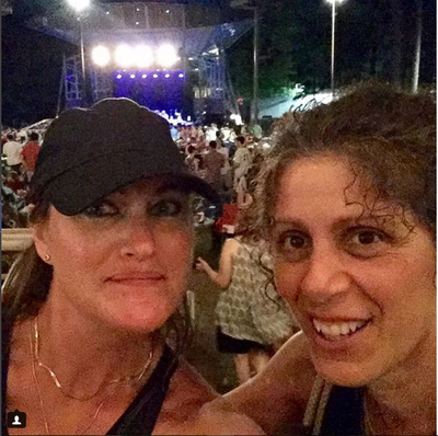 Carolyn Portanova and Cassandra Bennett at Booth Amphitheater.