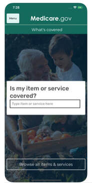 Medicare's What's Covered app